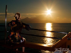 'Sunset Over Bali' on a live-aboard to Komodo (Canon G9, ... by Marco Waagmeester 
